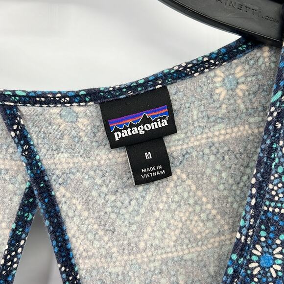 Patagonia Women's Casual Tank Dress - Blue Multi - Medium - Picture 5 of 8
